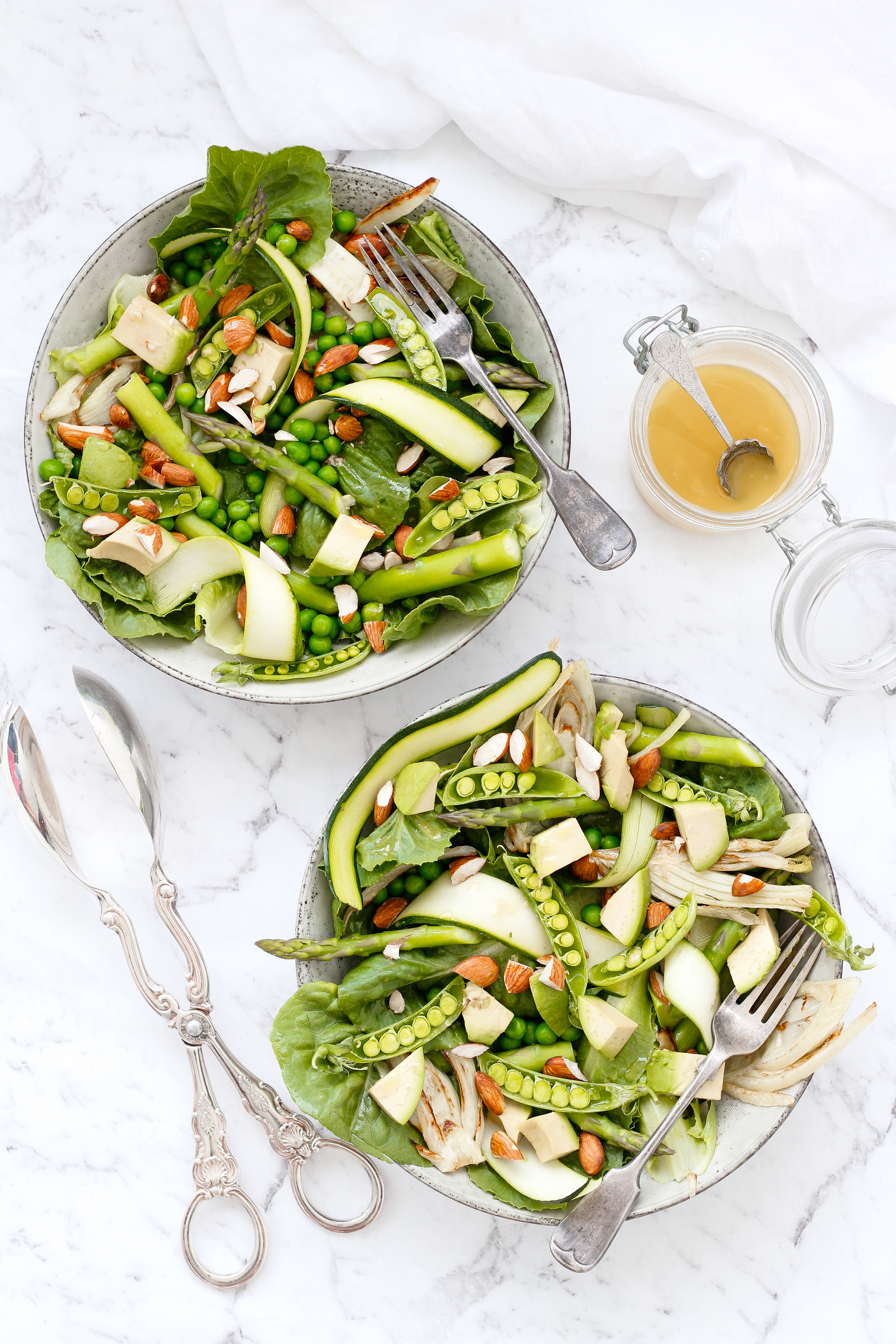 Fresh, bright and green salad