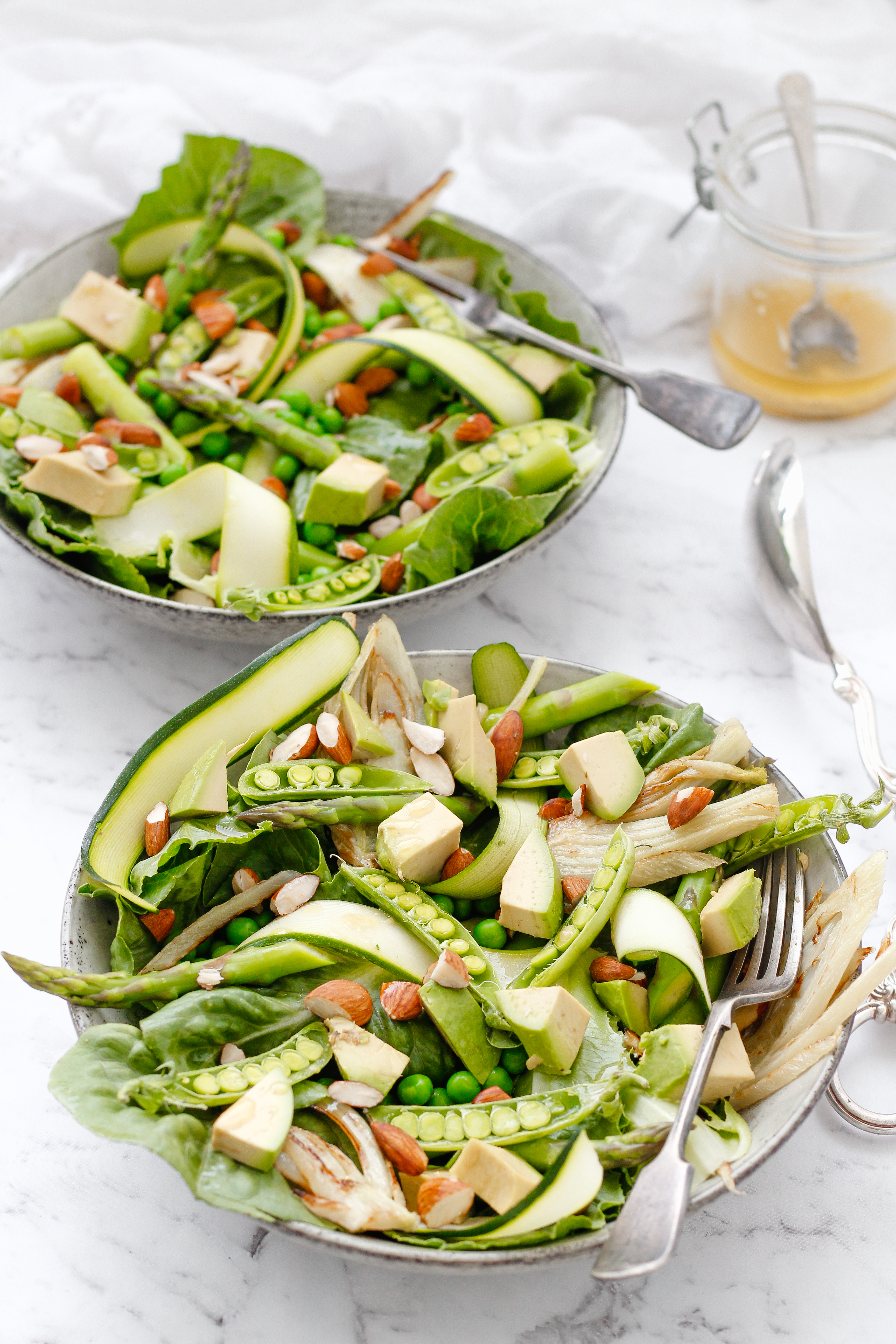 Fresh, bright and green salad