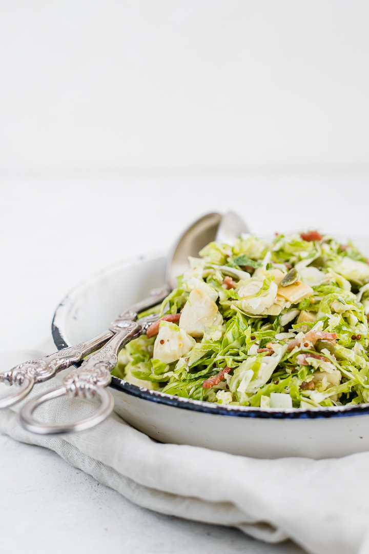 Serving up Brussels sprout salad