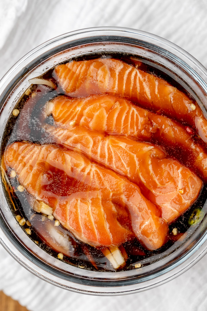 Soy Marinated Salmon - Eatnik