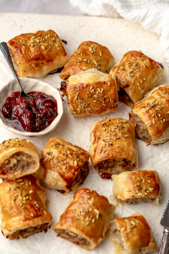 Pork and Apple Sausage Rolls - Eatnik